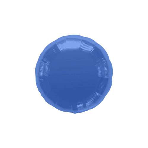 Blue foil balloon round shape for birthday celebration from Parte Haus party supply store in Bethesda Maryland