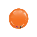 bright orange foil balloon with round shape for birthday decor from Parte Haus party supply store in Bethesda MD