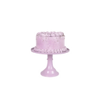 Lavender cake with buttercream frosting for birthday from Parte Haus party supply store in Bethesda MD