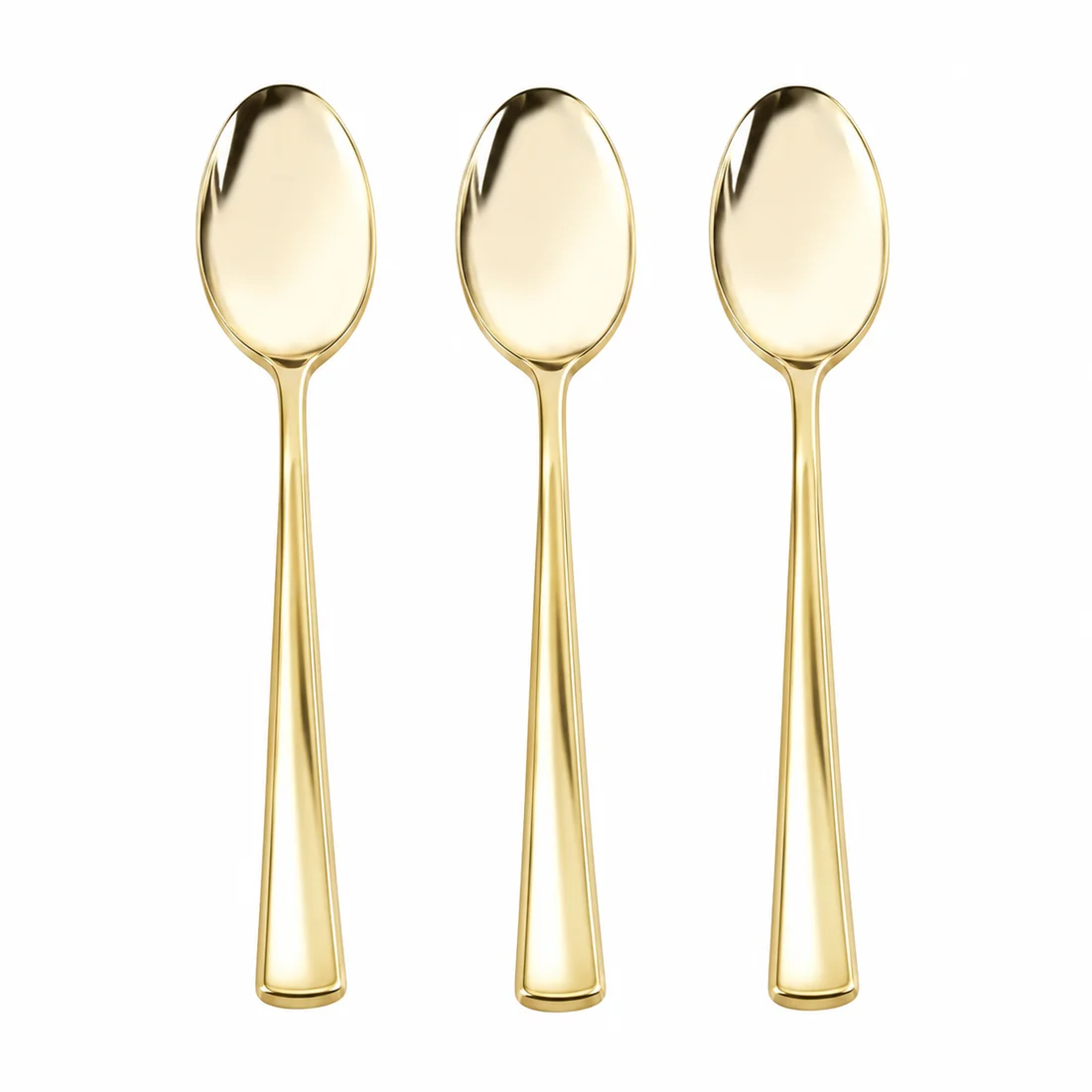 Classic Gold Reusable Spoons | 20 Pieces