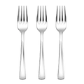 Silver Classic Design Plastic Forks - 20 pcs