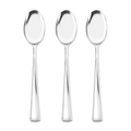 Silver Classic Design Plastic Spoons - 20 pcs