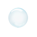 Clear blue bubble balloon round transparent design Frozen mermaid theme from Parte Haus party supply store in Bethesda MD
