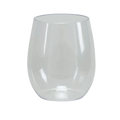 Clear Stemless Wine Goblets - 6 pcs