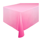 Pink tablecloth rectangular for birthday celebration decor from Parte Haus party supply store in Bethesda MD