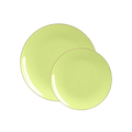 Yellow plate set with gold rim elegant dinnerware for birthdays from Parte Haus party supply store in Bethesda MD