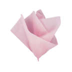 light pink tissue paper napkin folded for wedding from Parte Haus party supply store in Bethesda Maryland