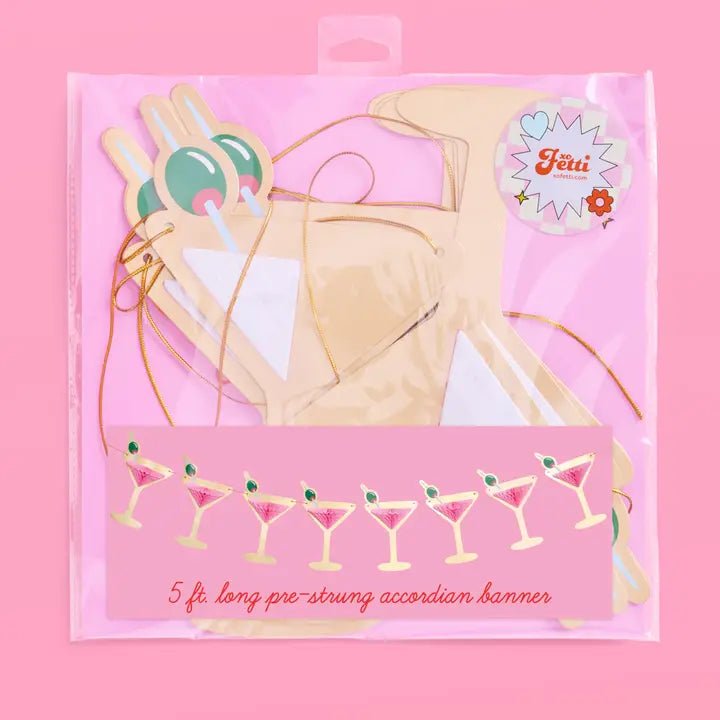 Pink Martini Banner - 3D Paper Banner