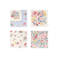 Pastel floral napkins with scalloped edges spring garden theme from Parte Haus party supply store in Bethesda MD