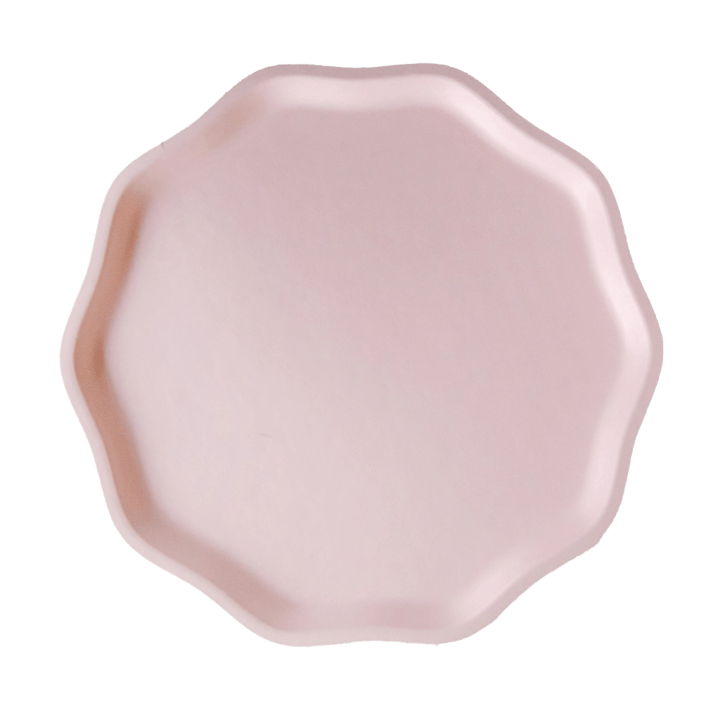Petal Pink Compostable Decagon Large Dinner Plates