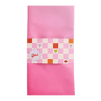 Pink gift wrap with checkered tag and fun icons celebration from Parte Haus party supply store in Bethesda MD