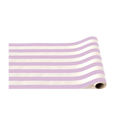 lavender striped table runner rolled pastel celebration decor from Parte Haus party supply store in Bethesda MD