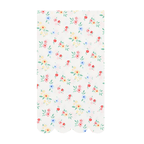 Pastel floral paper napkin with scalloped edge for spring occasions from Parte Haus party supply store in Bethesda Maryland
