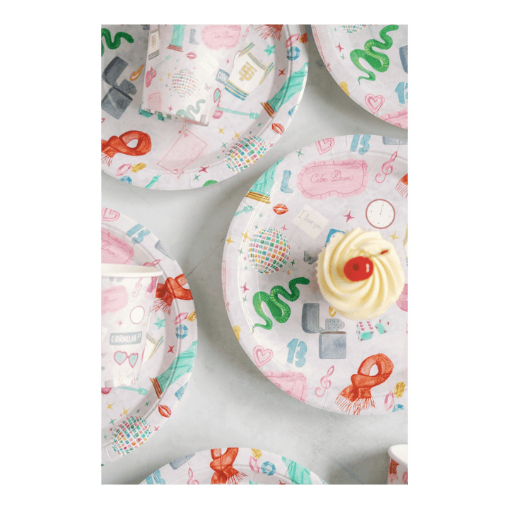 Light Purple Taylor Swift Large Dinner Plates