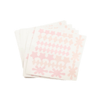 Pink sticker sheets with stars and abstract shapes birthday theme from Parte Haus party supply store in Bethesda MD