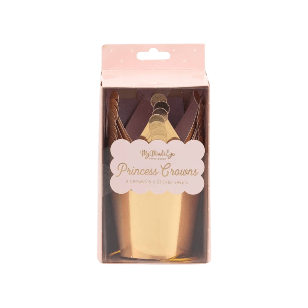 Gold Princess "Decorate Your Crowns" - 8pk