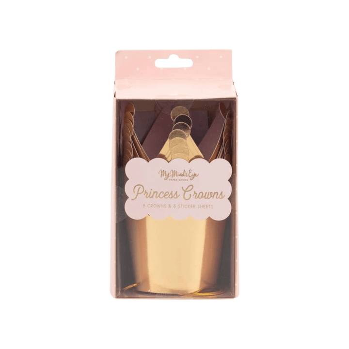 Gold Princess "Decorate Your Crowns" - 8pk