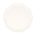 White octagon plate with simple modern design from Parte Haus party supply store in Bethesda Maryland