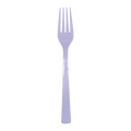 Lavender plastic fork single-use flatware for celebrations from Parte Haus party supply store in Bethesda Maryland
