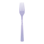 Lavender plastic fork single-use flatware for celebrations from Parte Haus party supply store in Bethesda Maryland