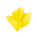 Yellow tissue paper bright crumpled sheet spring from Parte Haus party supply store in Bethesda Maryland