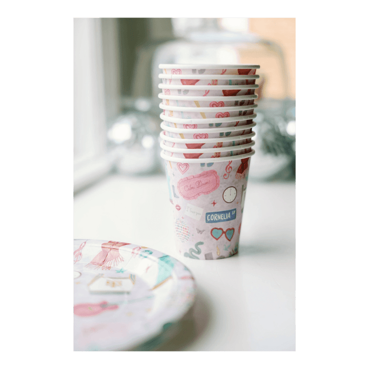 Light Purple Taylor Swift Paper Cups