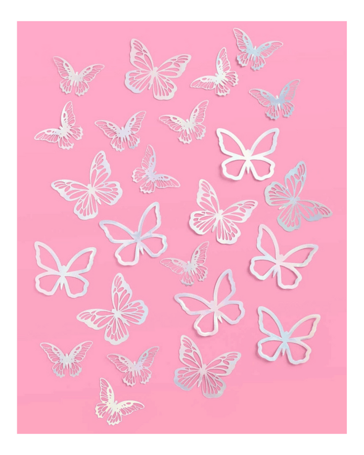 Iridescent Butterfly Cake Topper