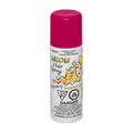 Pink neon hair spray can with colorful illustrated hair for costume events from Parte Haus party supply store in Bethesda Maryland
