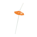 Orange cocktail umbrella drink decoration tropical theme from Parte Haus party supply store in Bethesda MD