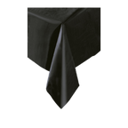Black table cover rectangular for birthdays or events from Parte Haus party supply store in Bethesda Maryland