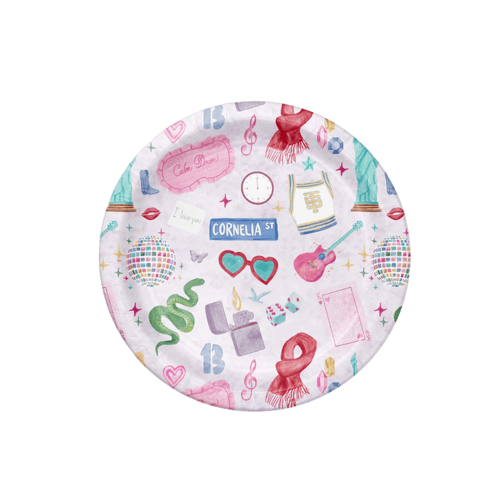 Light Purple Taylor Swift Large Dinner Plates