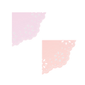 Light pink and peach paper napkins with scalloped edges birthday theme from Parte Haus party supply store in Bethesda Maryland