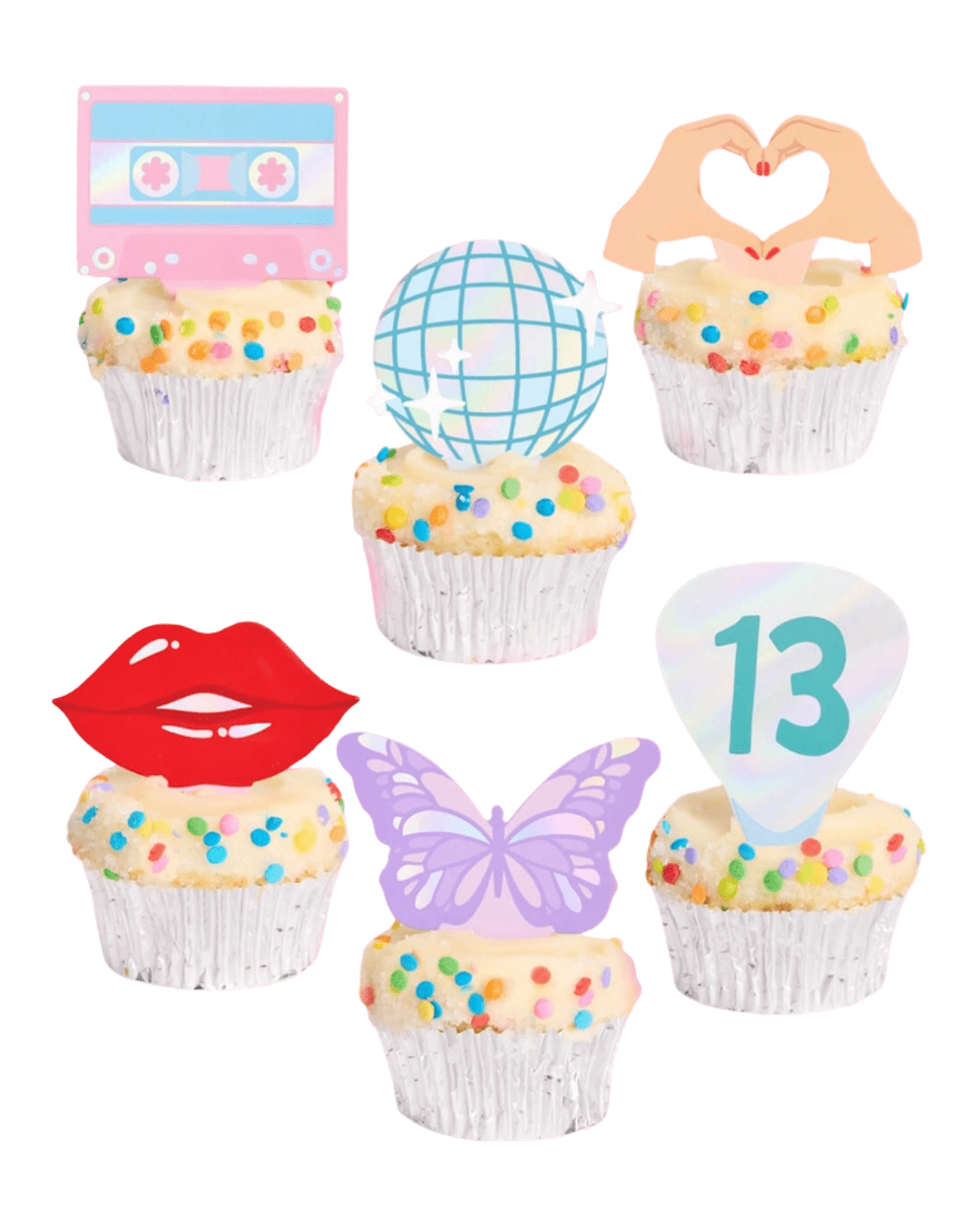 Assorted "I'm The Problem" Foil Cupcake Toppers