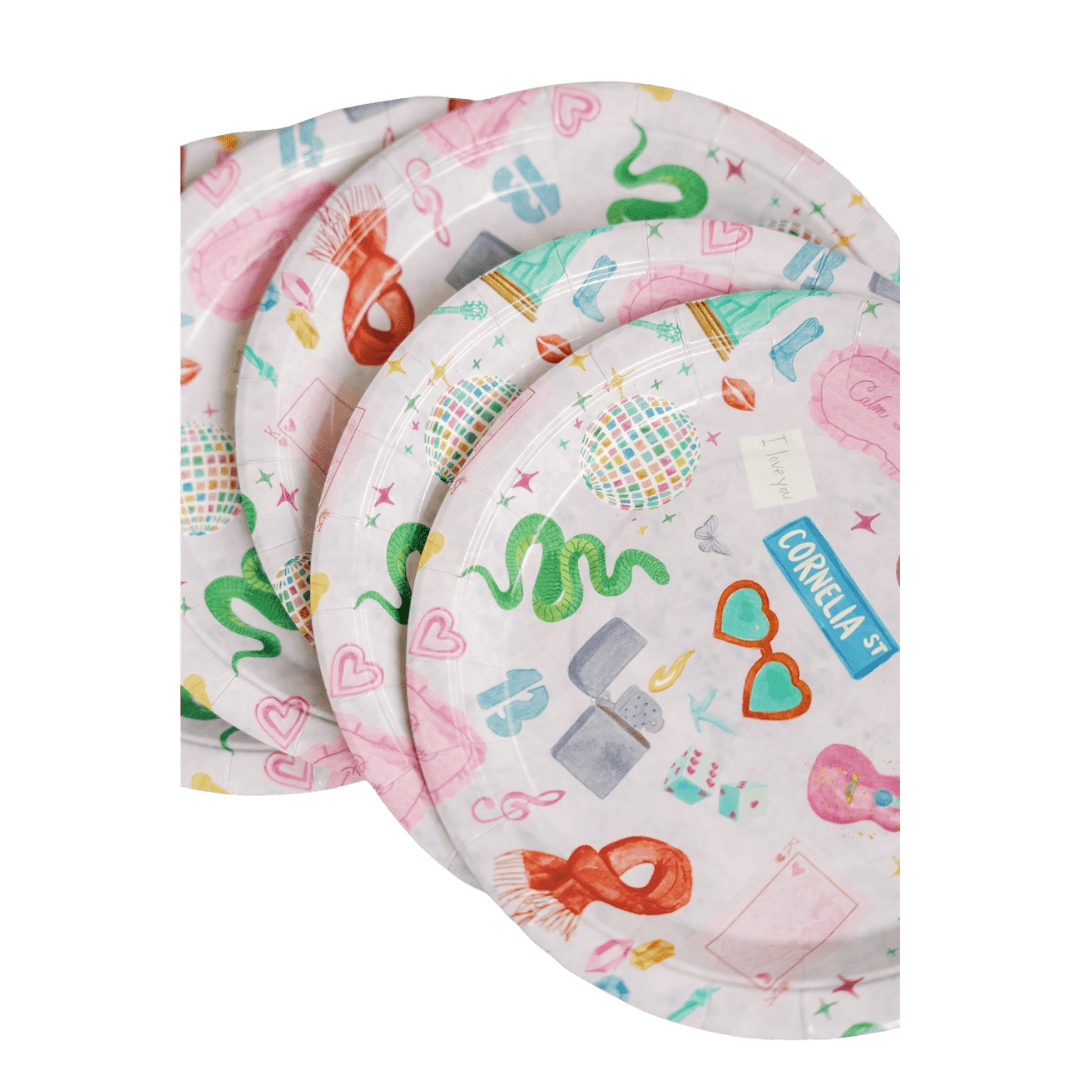 Light Purple Taylor Swift Large Dinner Plates