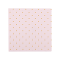 Pink cocktail napkin with gold polka dots classic celebration from Parte Haus party supply store in Bethesda MD