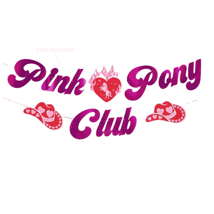 Pink Pony Club Banner