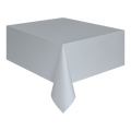 White table cover rectangular plain for classic events from Parte Haus party supply store in Bethesda Maryland