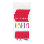Red plastic forks pack for celebrations from Parte Haus party supply store in Bethesda Maryland