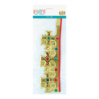 Gold crown with colorful jewels costume crown for birthday from Parte Haus party supply store in Bethesda MD