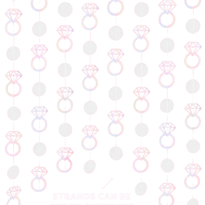 Iridescent Foil Engagement Ring Backdrop