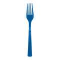 Blue plastic fork simple utensil for birthday from Parte Haus party supply store in Bethesda Maryland