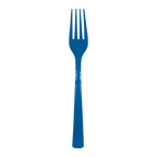 Blue plastic fork simple utensil for birthday from Parte Haus party supply store in Bethesda Maryland