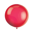 Red balloon large round design birthday classic from Parte Haus party supply store in Bethesda Maryland