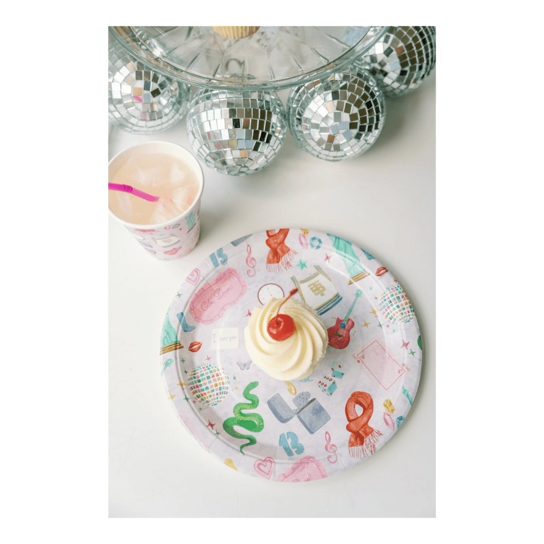 Light Purple Taylor Swift Large Dinner Plates