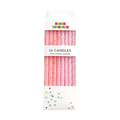 Pink birthday candles with gold confetti design from Parte Haus party supply store in Bethesda Maryland