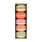 Pastel macaron shaped surprise balls shown in a box birthday theme from Parte Haus party supply store in Bethesda MD