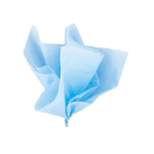 Light blue tissue paper decorative accent for birthday from Parte Haus party supply store in Bethesda MD