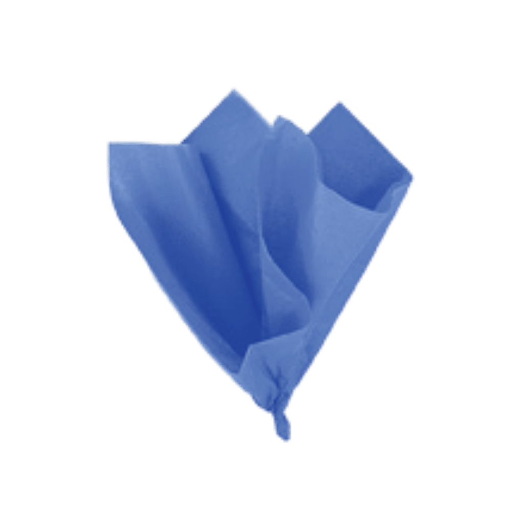 Blue napkin folded decoratively for birthday theme from Parte Haus party supply store in Bethesda Maryland