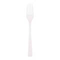 white plastic fork utensil for celebrations from Parte Haus party supply store in Bethesda Maryland
