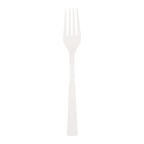 white plastic fork utensil for celebrations from Parte Haus party supply store in Bethesda Maryland